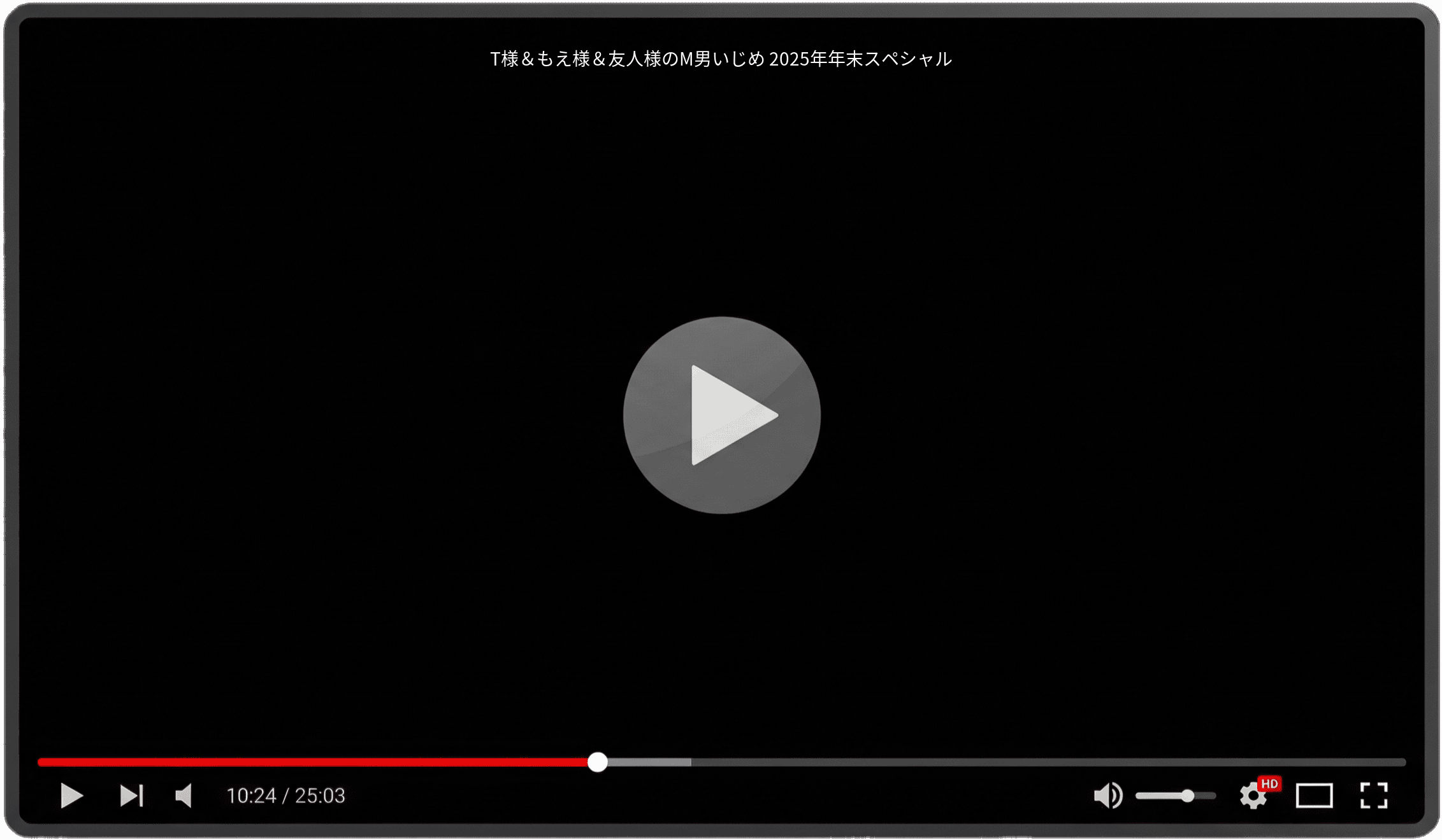 T様＆もえ様＆友人様のM男いじめ 2025年年末スペシャル