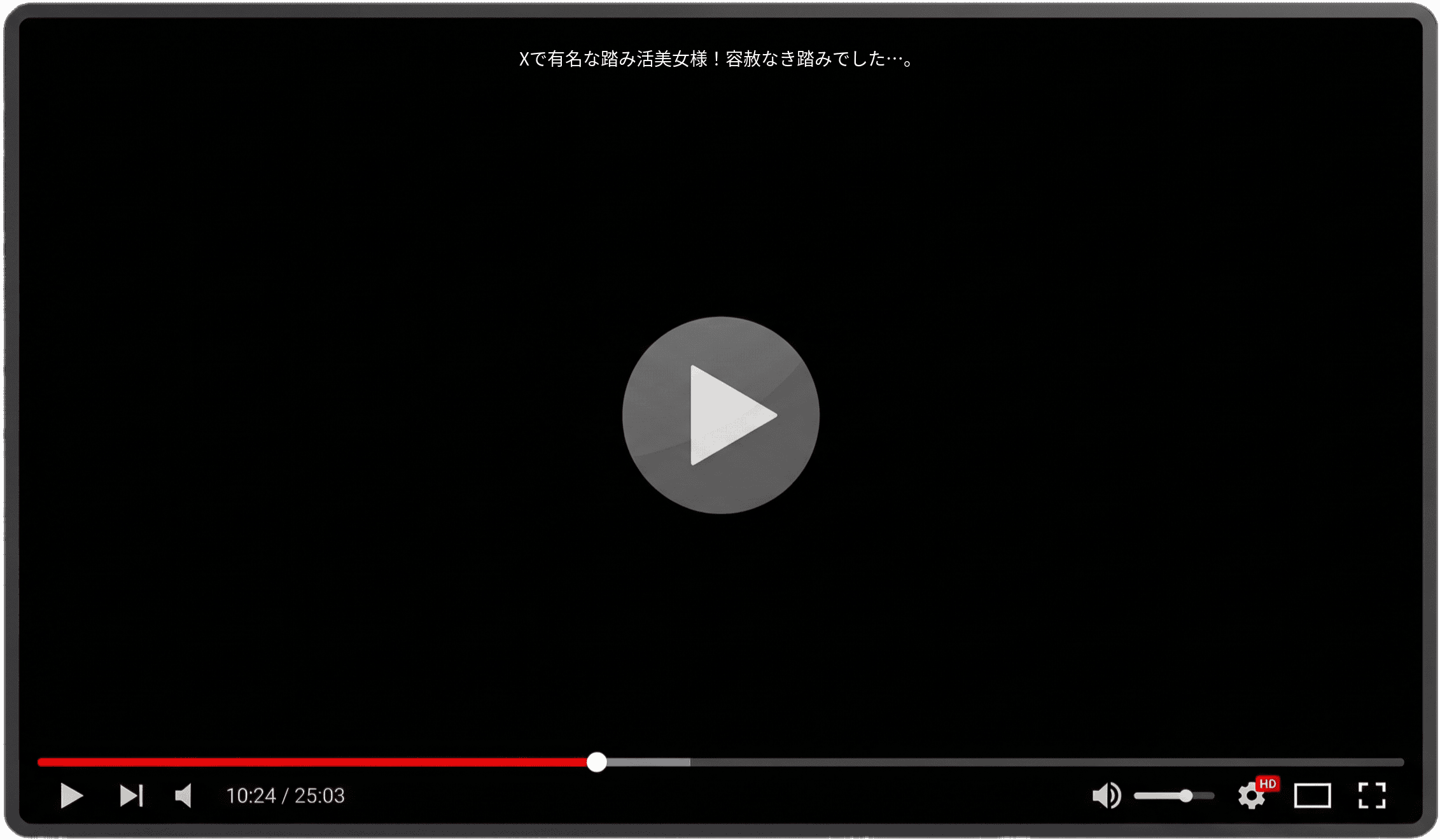 Xで有名な踏み活美女様!容赦なき踏みでした…。