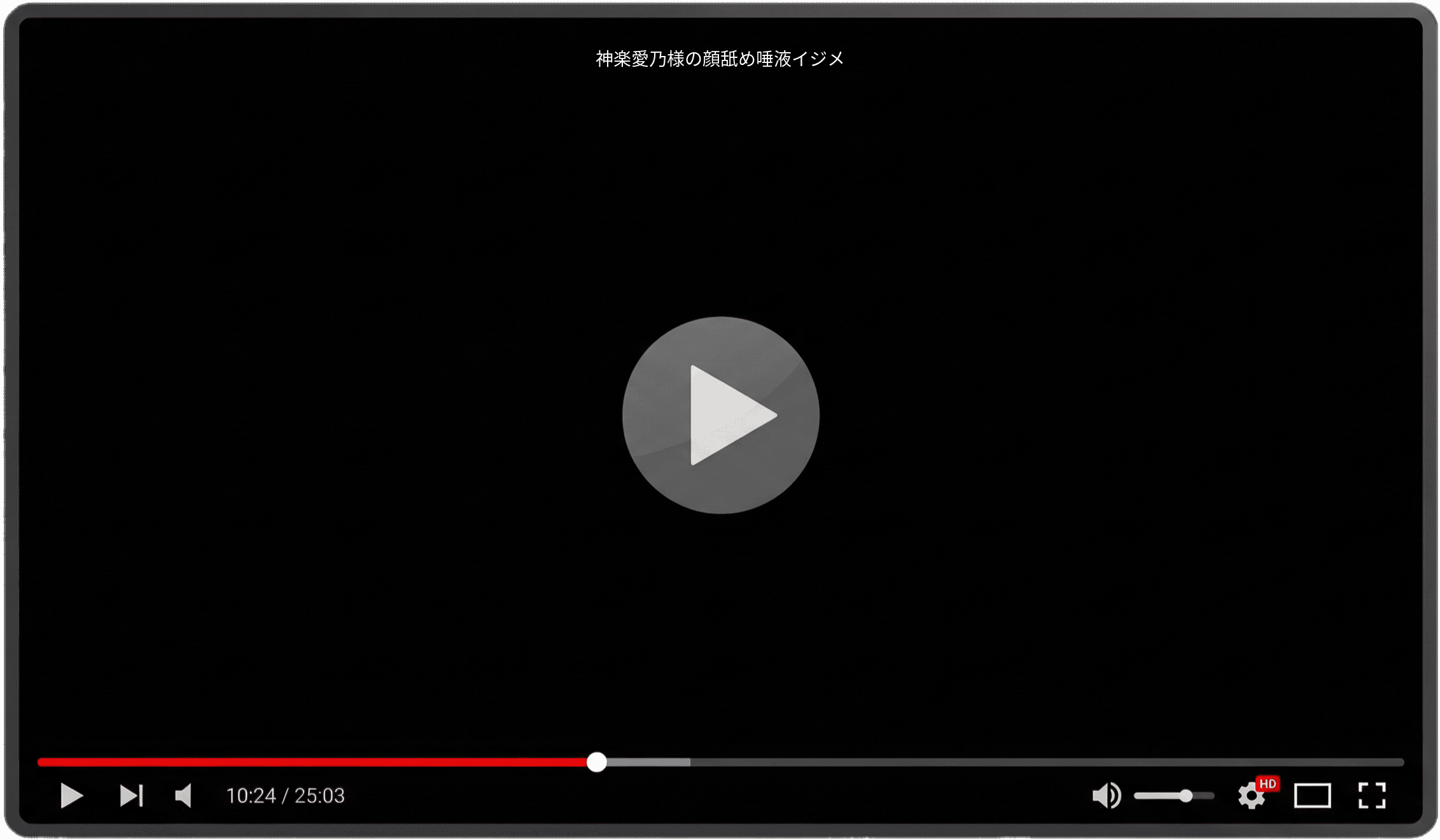 神楽愛乃様の顔舐め唾液イジメ